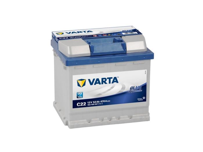 Obrázek zboží Autobaterie VARTA 12V -52 BLUE dynamic rozměry 190×175×207mm