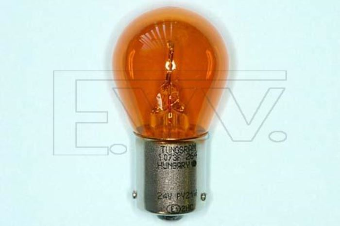 žárovka 24V 21W Bau15s oranžová