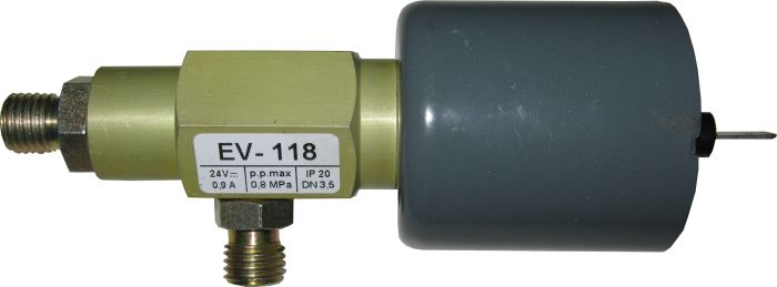 ventil elektromagnet.EV-118  24V L,T,K konekt.