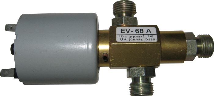 ventil elektromagnet.EV-68A 12V konekt  AVIA