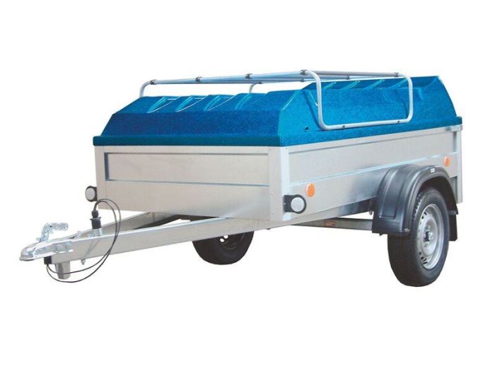 Obrázek zboží Vozík přívěsný HANDY 3 N1,750kg  + Laminatové víko se zahrádkou Modré